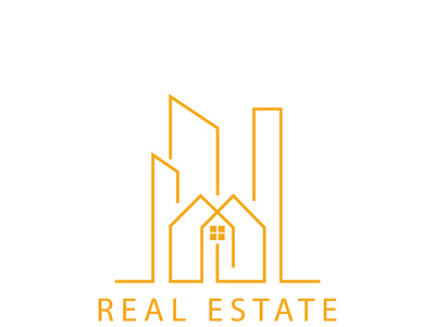 Realestate Logo Design brainding branding design flat flyer illustration illustrator minimal type typography vector