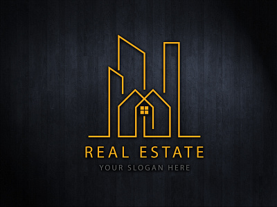 Real Estate Branding Design art brainding branding brochure design flyer flyer design illustration illustrator logo minimal type typography ui ux vector