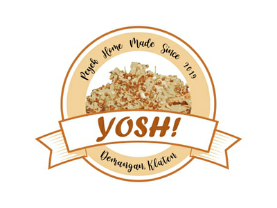 Peyek YOSH! coreldraw design logo design vector