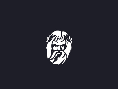 Zeus branding cartoon character design god greek illustration logo logotype mascote vector zeus