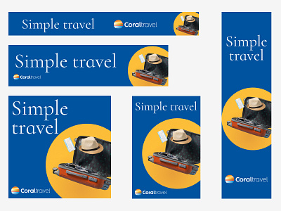 Travel - Retargeting Ads / Display Ads ad ads banner banner ad banner design design display ads ecommerce ui