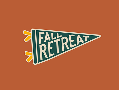 Fall Retreat T-shirt graphic design illustration lettering t shirt typography