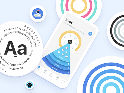 Renewed Design for Pillo Healthcare App adherence android color design digital health healthcare ios med medical medicare medication mobile pill redesign robot treatment typography ui ux