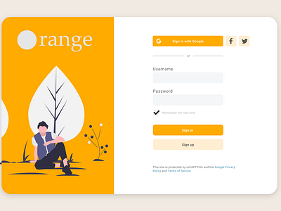 Orange (Interactive Form)