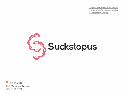 Suckstopus(Main) adobe xd app branding enjoy enjoyment friday icon jobs june logo may money nature sea thursday typography ui ux vector web