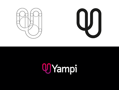 Yampi branding concept concept design icon logo minimal vector web