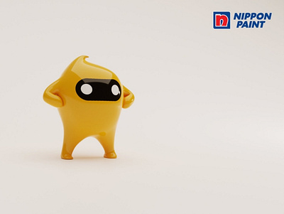 Nippon Paint 3D Blobby Model 3d blender blobby branding model nippon paint