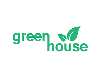 Green House Grocery Store Logo branding design dribbbleweeklywarmup gogreen grocery store local logo logodesign organic vector