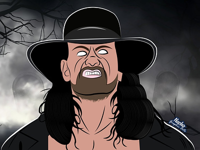 The Undertaker adobeillustrator artwork digital illustration illustration illustration digital theundertaker