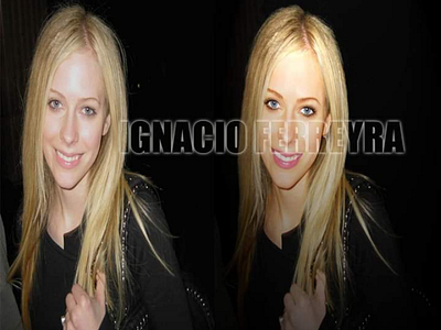 Avril Lavigne - Digital Retouching adobe photoshop artwork digital retouching graphic design