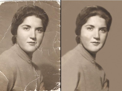 Digital retouching - Adobe Photoshop adobe photoshop artwork digital retouching oldpic restoration