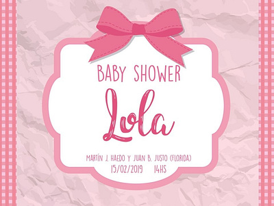 Baby shower invitation card design adobeillustrator artwork design graphicdesign