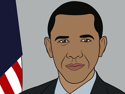 Barack Obama adobeillustrator artwork barack obama design digital illustration graphicdesign illustration illustration digital
