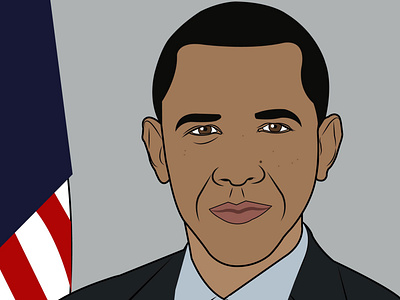 Barack Obama adobeillustrator artwork barack obama design digital illustration graphicdesign illustration illustration digital