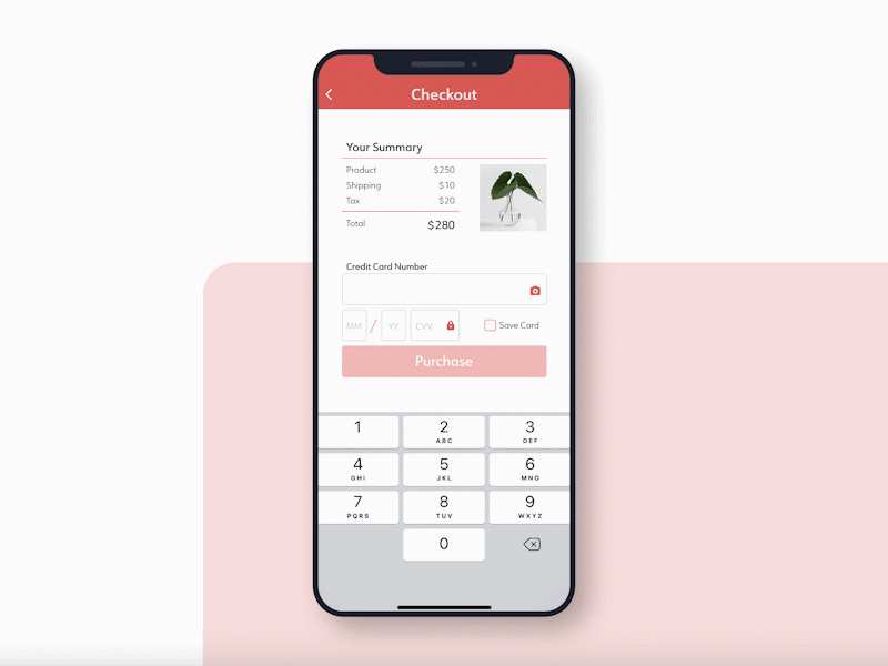 Daily UI #002 - Credit Card Checkout