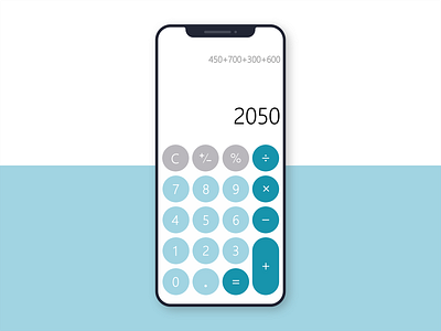 Daily UI #004 - Calculator calculator daily ui dailyui dailyui 004 minimal simple