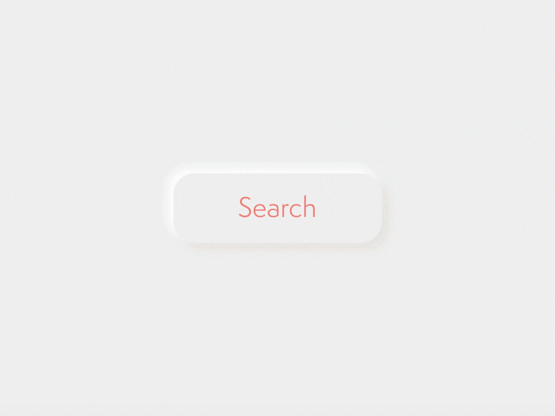 Daily UI #022 - Search button daily 100 challenge daily ui dailyui dailyui 022 dailyuichallenge interaction minimal neumorphism search bar simple ui ux