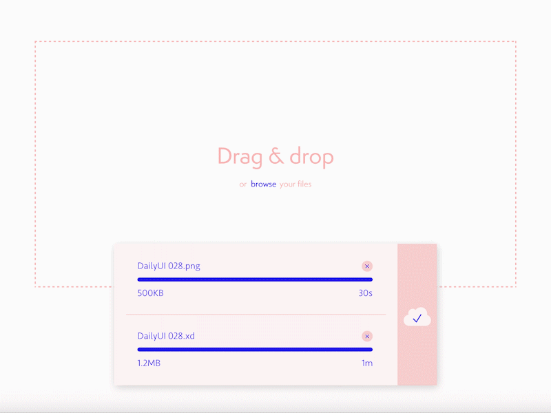 Daily UI #031 - File Upload daily 100 challenge daily ui dailyui dailyui 031 dailyuichallenge interaction minimal simple upload uploading
