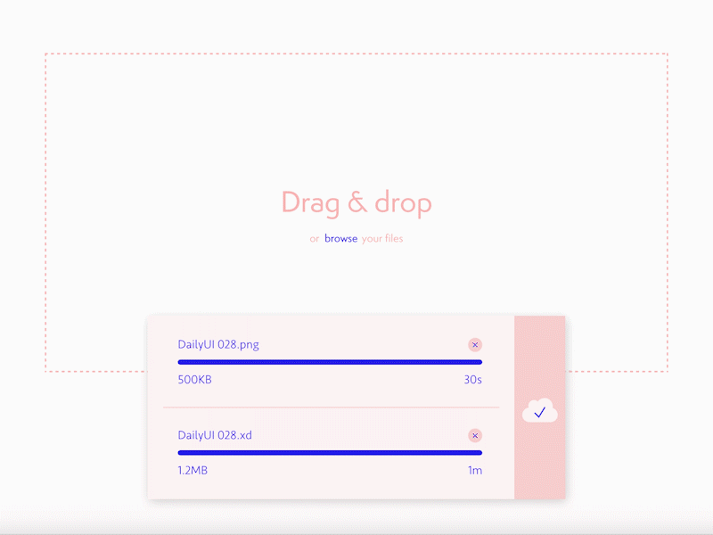 Daily UI #031 - File Upload