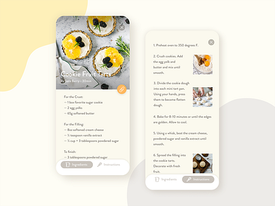 Daily UI #040 - Recipe