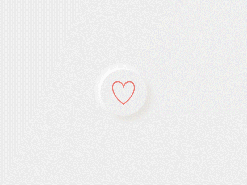 Daily UI #044 - Favorites animation button daily 100 challenge daily ui dailyui dailyui 044 dailyuichallenge favorite interaction like button minimal neumorphic neumorphism simple ui ux xd