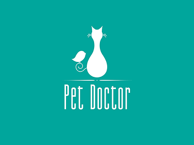 Pet Doctor bird branding cat logo logo design pet pet doctor