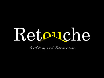 Retouche Building & Renovation building logo logo design renovation retouche