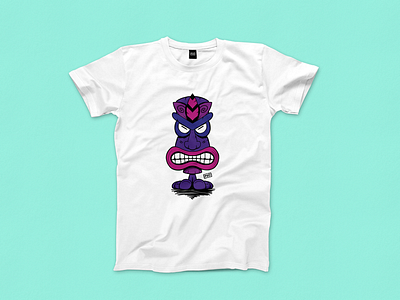 PIKO T-Shirt Design brand branding cartoon art cartoon character cartoon design character art character concept character creation concept concept art design design art draw drawing flat illustration illustrator t shirt tiki vector