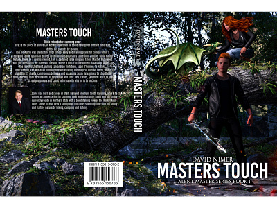 Masters Touch Book Cover 3d 3d art 3d artst 3d artwork 3d modeling 3dsmax adventure animation book cover boy character dragon fantasy girl hero photoshop vray