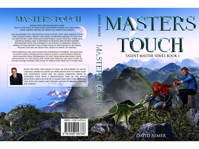 Masters Touch Book Cover 3d 3d art 3d artst 3d artwork 3d modeling 3dsmax adventure animation book cover character dragon fantasy girl hero photoshop vray