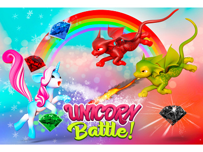 Unicorn Battle Game Box Cover
