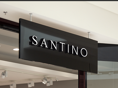 Santino Logo Design brand design brand identity branding branding design design graphic design logo logo design logos minimal