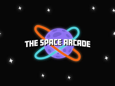 Space arcade logo design !