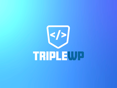 TRIPLEWP brand identity branding logo logo design web