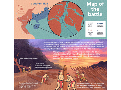 Battle of Bach Dang (938) infographic 2/3