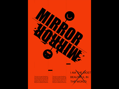 Mirror poster design poster