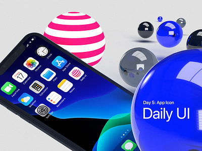 Daily UI :: 005 adobe dimension adobe illustrator adobe photoshop app design app icon app screen app store application dailyui dailyuichallenge