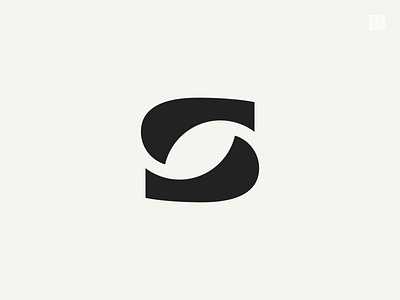 Logo: Letter S bold branding dynamic letter lettering logotype minimal monogram round s simple wave
