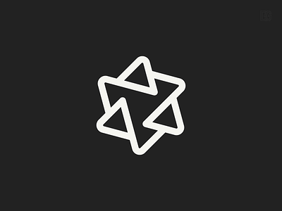 Logo: Abstract/Connectivity abstract bold brandmark connectivity icon logo mark minimal simple symbol triangle