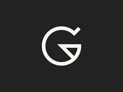 Logo: Letter G, Pizza branding brandmark g icon letter lettering logo mark monoline pizza round symbol