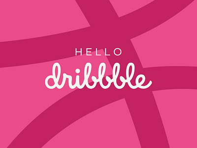 Hello Dribbble! debut dribbble first shot hello hello dribbble invitation thanks