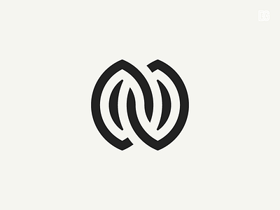 Logo: Letter N brandmark icon leaf letter lettering logo logotype mark n natural seed symbol