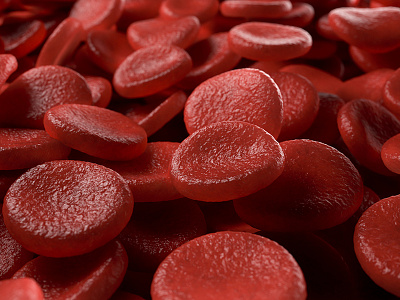 Red blood cells 3d 3ds max biology blood cells medical render rendering