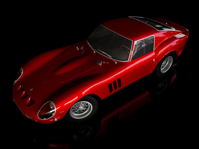 Ferrari 250GTO Studio Dark 250gto 3d 3ds max automotive bmw car cgi classic ferrari photoreal render rendering