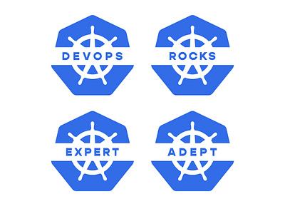Kubernetes DevOps sticker pack. Programming t-shirt