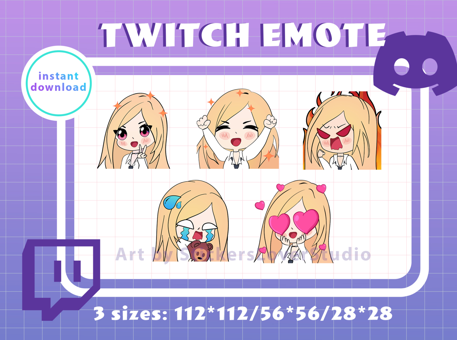 Cute Kitagawa Marin Twitch Emotes Youtube | Discord My dress up by ...