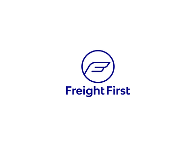 Freight First branding design flat illustration illustrator logo minimal vector