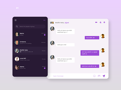 Direct Messaging daily ui challenges