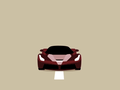 Ferrari 2d ae after effects animation car ferrari flat gif illustrator loop motion motion graphics
