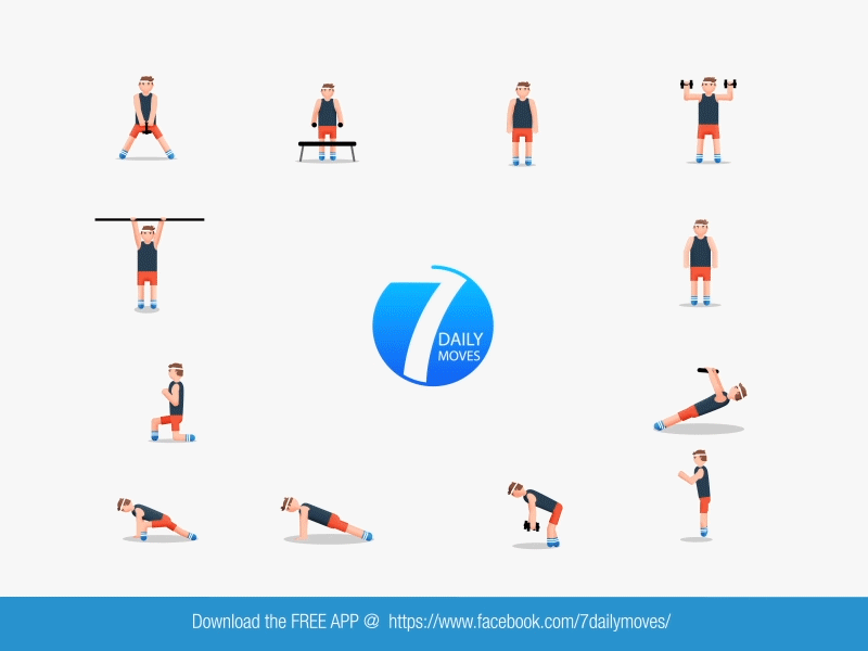 Seven Daily Moves - Your Personal Trainer